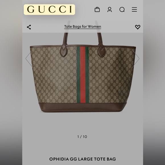 Gucci Ophidia GG large tote bag - Picture 3 of 7